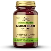 Solgar | Ginkgo Biloba Leaf Extract | 60 Vegetable Capsules | With PhytO2X Technology &middot; Standardized Extract &middot; 1 capsule per