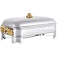 Regent Stainless Steel Wild Bush Rectangle Warmer, Gold, 3 Liters, H2512697