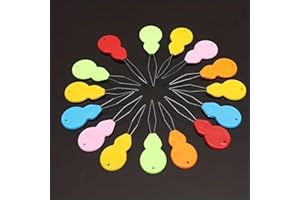 ARIATI 20 Pcs Needle Threader Gourd Shaped Needle Threader Easy to Insert Hand Sewing Needles, Used for Hand Sewing Cross Stitch Repair Clothing Assorted Colors Designed for Mending Clothes