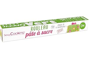 SCRAPCOOKING Rouleau de Pâte à Sucre Vert Prêt à l'Emploi 430 g