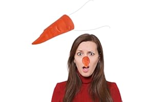 MFUOE Carrot Nose Christmas Orange Carrot Nose Snowman Nose for Christmas Party Costumes Accessories