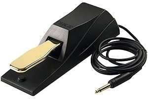 Proel GF01 Pedale di controllo Sustain in metallo cromato dotato di cavo di 2.00 mt terminante con spina jack mono ø 6.3 mm