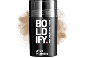 BOLDIFY Hair Fibres (12.5g) - Fill In Thinning and Fine Hair for an Instantly Fuller, Thicker Look - 14 Shades for Women and Men - Dark Blonde