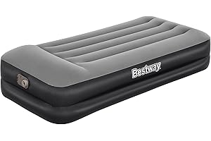 Bestway Lit Gonflable Matelas 1 Place 191 x 97 x 46 cm Technologie Tritech avec Pompe Électrique Intégrée