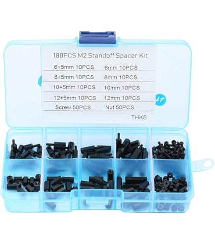 Vis En Nylon 800 Pièces/boîte M3 Nylon Vis écrou Quincaillerie Rondelle 800 Pièces/boîte De