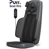 Purr Seat Pro - Tam Kapsamlı Boyun Sırt Bel Masaj Aleti, Isıtmalı ve Titreşimli Masaj Koltuğu