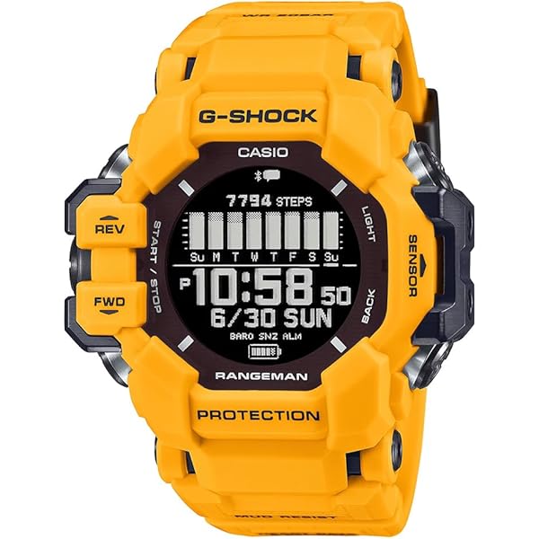 Casio Men Resin G-Shock Digital Yellow Dial G-B001Mve-9Dr (G1344
