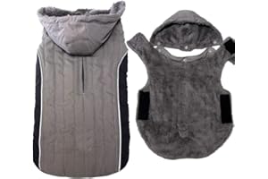 JoyDaog Sudadera con capucha para perros pequeños Super Warm Cachorro Chaqueta para invierno frío Perros Perros