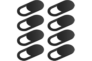 GEEHUA Etui ochronne na aparat fotograficzny, telefon i kamerę internetową, ochrona prywatności, na laptopa, komputer stacjonarny, tablet, 8 szt., czarne