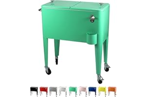 KAILUA COOLER SERVE COOL DRINKS Kailua Cooler - Frigorifero per bevande - scatola di raffreddamento - Box Frigo - Frigo Portatile - Carrello Portabevande - Carrello Mobile Bar - refrigerator