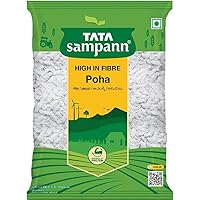 Tata Sampann High in Fibre White Thick Poha, 500g