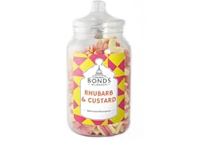 Bonds of London Rhubarb & Custard Jar, Vegetarian, 2.5 Kg (Pack of 1)