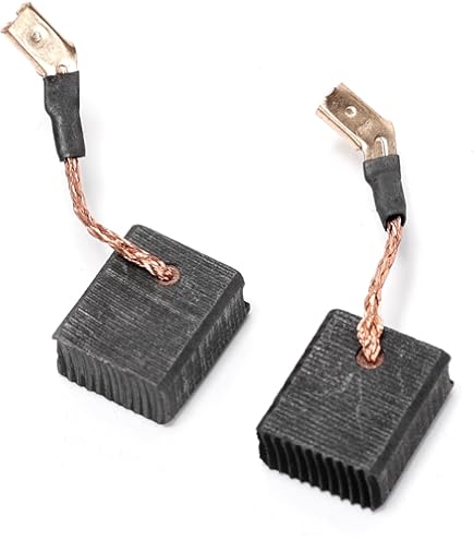 BALAIS DE CHARBON AMEG MOTORPARTS 5X10X16,5 COMPATIBLE AVEC METABO WE9-125, WE9-125 QUICK, WE9-125 SP