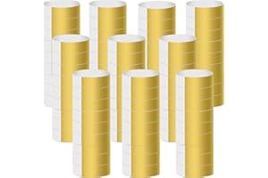 ‎BETTERJONNY 1000 Stück Eintrittsbänder, BetterJonny Wasserdicht Event Armbänder Papierarmbänder Bedruckbar Securebänder Ideal für Sicherheit bei Veranstaltungen Events Hochzeit (Gold)