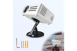 Eroshoo Beamer Halterung,Multifunktionale Projektorhalterung mit 1/4 Zoll Deckenhalterung,Projektor Ständer Tisch für Heimkino Spielzimmer Büro,180°Drehbar Ultrakompakter Klappständer, Schwarz