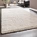 Produktbild PHC Shaggy Teppich Rio XXL Super Shaggy Hochflor Langflor Uni Creme, Grösse:120x170 cm