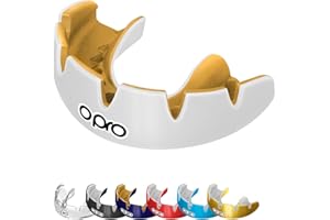 OPRO Instant Custom-Fit Mouthguard for Braces – Gum Shield Adult (Age 10+) – OPRO Mouth Guard Boxing and MMA, Easy Self-Fit Gum Shield Rugby and Hockey - Maximum Protection with Dental Warranty