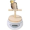 kinrguiyuez Bird Scale with Perch | Small Animal Scale with Perch for Pet Bird,High Accuracy, Convenient Digital Weighing Tool for Weight Changing Monitoring