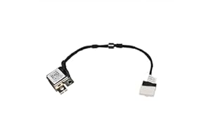 GGZone DC Power Jack Socket Port Harness Cable Connector for Dell Latitude 3340 3350 50.4OA05.011 0GFNMP