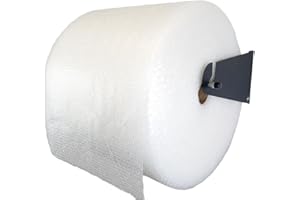 MegaMaxx Bubble Wrap Dispenser & Holder – Suitable for Wall Mount or Ceiling Mount – Brackets & Pole Kit – Heavy-Duty British Steel – Durable Black Finish – Suitable for 600mm Bubble Wrap