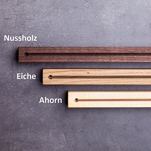 Schlüsselbrett Holz in 30cm | Handgefertigt in Bayern | andere Holzarten und Ausführungen zur Auswahl | Schlüsselkasten Schlüsselhalter Schlüsselleiste Schlüsselboard | Eichenholz - 5