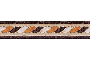 Yootiko Wall Borders Wallpaper Border Peel and Stick Self-Adhesive Border Wall Sticker Wall Paper for Bathroom Waterproof Removable Bedroom Living Room Kitchen Wall Decor