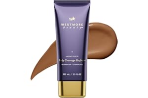 Westmore Beauty Body Coverage Perfector 74 ml (Bronze Radiance) – Maquillage imperméable pour les jambes et le corps pour tatouage et plus encore