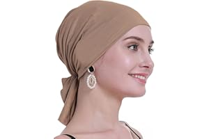 osvyo Foulard en Bambou pour Femme, pour Perte de Cheveux, chimiothérapie, Cancer, Emballage scellé, Taille Unique