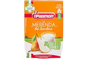 Plasmon La Merenda Dei Bambini Sapori Di Natura Pera Yogurt Asettico 2 X 120 G