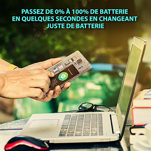 RAVPower Batterie de Samsung Galaxy Note 4 Batterie de Remplacement 3220 mAh avec NFC  48 Heures de Veille  Jusqu    500 Cycles de Charge  Protections