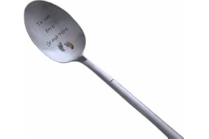 Cuillère Annonce Grossesse Grand-Père "Tu Vas Être Papi" - Cadeau Original Personnalisé Futur Papi - Idée Cadeau Fête des Pères avec Coffret - Acier Inoxydable - Zinello Design