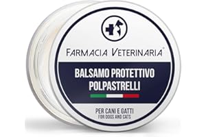 Farmacia Veterinaria Crema Polpastrelli Cane Protettiva per Il Caldo - Balsamo Zampe e Naso, Protezione da Asfalto, Neve e Secchezza, Ideale per Cani e Gatti - 50ml