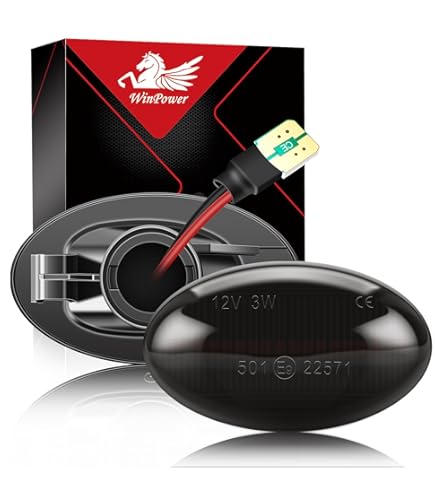 OZ-LAMPE Frecce Laterale A LED Per Mercedes-Benz W450 W452 W168 Citan W415 Vito W639 Vito W447, Indicatori Di Laterale A LED Canbus, Nero 2 Pezzi - Foto 8