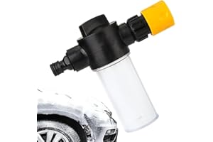 TUXXJZM Pistola Pulverizadora de Espuma para Manguera de Jardín con Boquillas de Alta Presión, Dispensador de Jabón para Limpieza de Coche