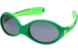 ActiveSol BABY Sonnenbrille 0 – 24 Monate, 100% UV-Schutz, BPA-frei, polarisiert, verstellbares Band, Prüfengel Bestnoten