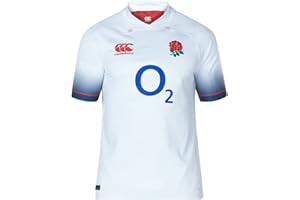 Canterbury England Official 17/18 Men's Rugby Short Sleeve Home Pro Jersey