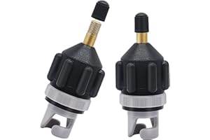 LQTSLFM Adattatore Pompa, 2 Pezzi Adattatore Compressore Valvola SUP-Gonfiabile, Accessori Gonfiabile per Tavola SUP, Gommoni, Kayak, Materassino ad Aria