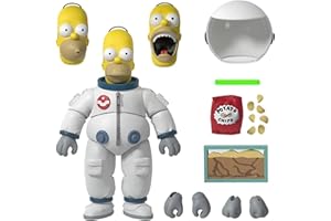 SUPER7 Figura Homer Simpson Deep Space Astronauta Articulada 18 cms