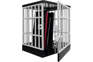 Gemaxvoled Handy-Gefängnis-Schloss-Box, Handy-Sperrbox abschließbarer Käfig für Klassenzimmer Familienzeit Party (Grizzly)