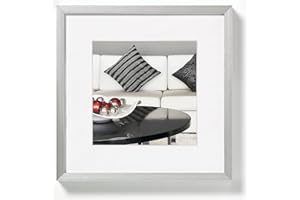 ‎WALTHER walther design Design AJ220S Aluminium-Bilderrahmen Chair, 20x20 cm, Silber, 20 x 20 cm