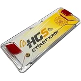 AEE&reg; HGS Etiket Kabı &ndash; Şeffaf HGS Etiket Tutucu, Kolay Tak &Ccedil;ıkar HGS Aparatı, Ara&ccedil; Camı İ&ccedil;in HGS Etiket Kabı
