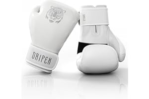 ‎DRIPEX Dripex Boxhandschuhe, Boxsack Punchinghandschuhe, PU Leder Boxing Gloves, MMA Sparring Handschuhe Muay Thai Kickboxhandschuhe Männer Damen Jugendliche 8 10 12 14 16 oz