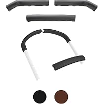BABYDOME Pack Handlebar covers compatible with Bugaboo CAMELEON 3 (2013-2018) Cameleon 3 PLUS (2018-2021). Handmade in Spain in leatherette. Resistant to sun and wear. Colour: black Baby Products