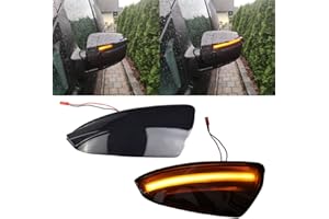 HACREYATU Retrovisor luces indicadoras de giro de intermitentes LED dinámicas para Mercedes-Benz W204 W639 W164 ML Class C-Class