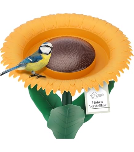 VeyFolzin.st Vogeldrinkbak Vogelbad Schaal Staand, 2-in-1 Vogelbad voor Buiten Tuin met Dubbel Bekken voor Water en Voer, Metaal Vogels Vogelbak voor Tuindecoratie (Oudblauw