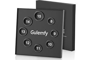 GULEMFY Kit di Misure per Anelli Intelligenti – Taglia Prima di Acquistare – 8 Misure da 8 a 15, Trova la Misura Perfetta per l'Anello Intelligente Uomo e Donna