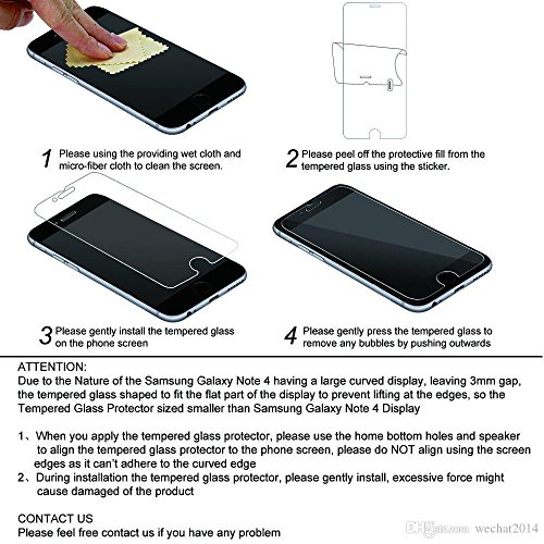 Galaxy Grand Neo Plus – SET 1X – Film Panzerglas Glas Schutzglas Hartglas für SAMSUNG GALAXY Grand Neo Plus I9060i / Grand Neo I9060 – Wi-Fi Lte 4G 2,5D 9H Panzerfolie Schutz Folie Tempered Glass Touch Display + 1 trockenen Tuch + 1 feuchtes Tuch + Kunststoffverpackungen - 3