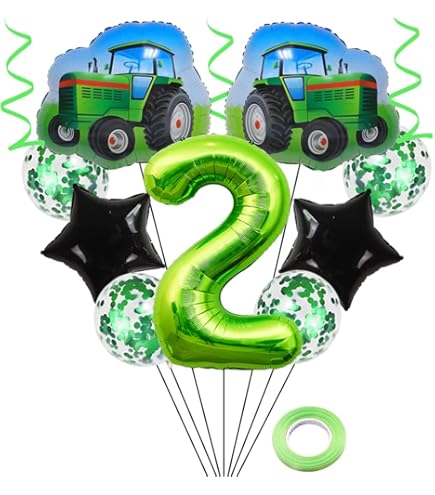 Lot De 20 Ballons Tracteur 30 Cm - Décoration Anniversaire Enfant, Thème Ferme Et Chantier