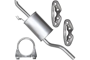 ADAMOT Endschalldämpfer Auspuff Endtopf für Fiat Punto 2 II (188) 1.2 8V 1.2 16V