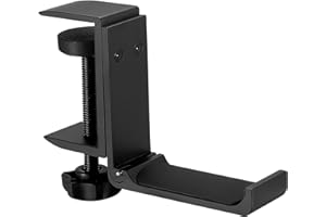pzihao Soporte Plegable para Auriculares, Soporte Porta Cascos Plegable, Gancho de Aluminio, Headphone Stand Universal para Colgar Organizador Auriculares de Gaming, Cascos Gaming